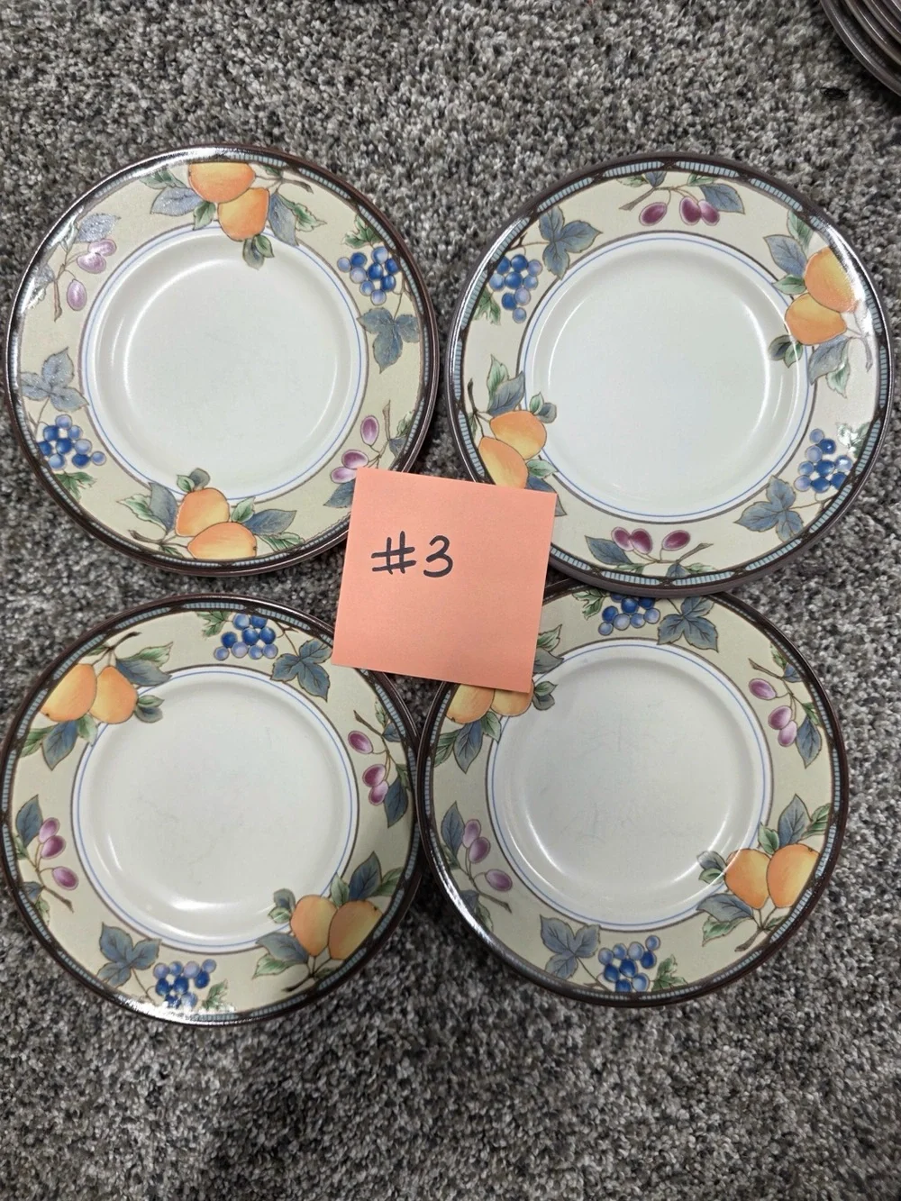 Mikasa Bread Plates - Garden Harvest